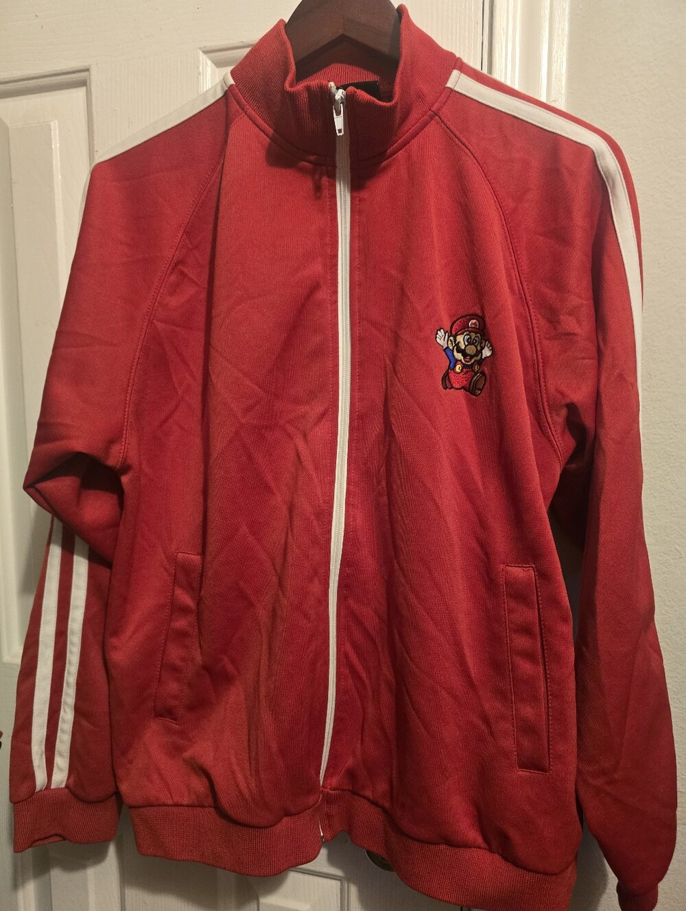 Mario Nintendo Power Red Track Jacket